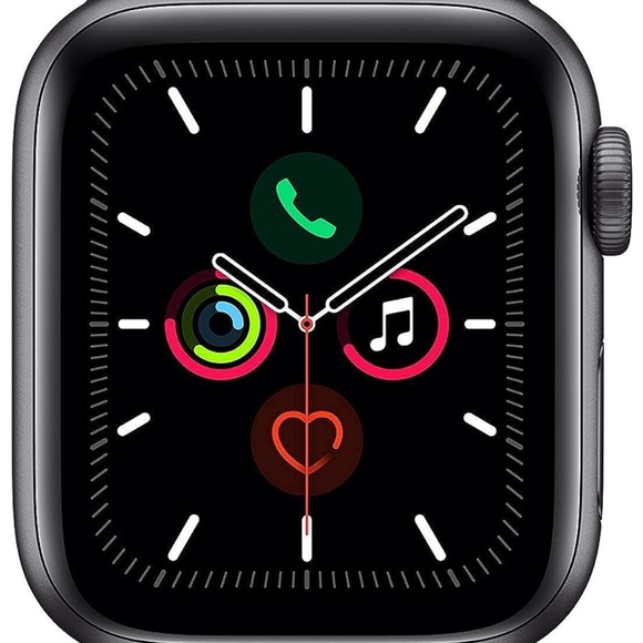 Apple Watch Series 5 (GPS,44MM) - Space Gray Aluminum Case with Black Sport Band - Picture 4 of 12